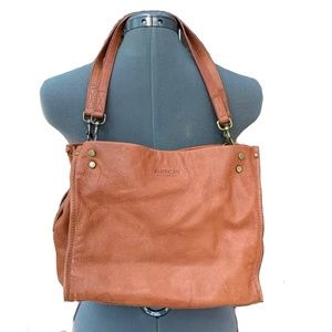 American Leather Co. purse handbag brown